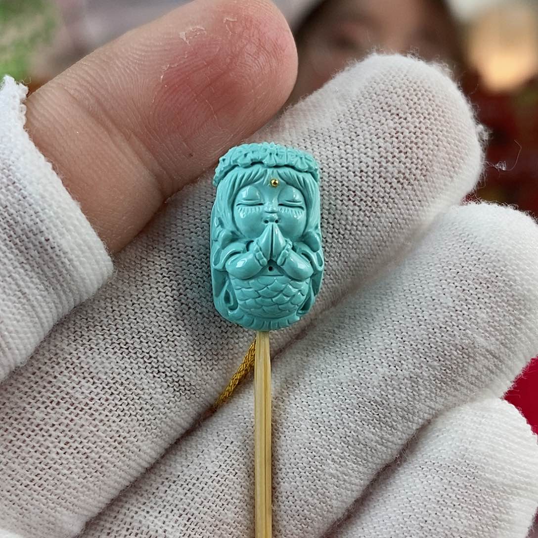 绿松石珠宝奇石未镶嵌