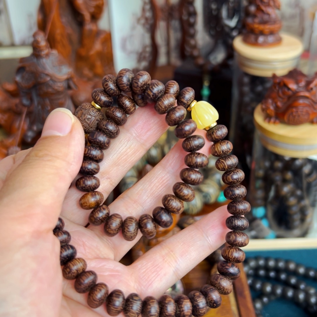 阴沉木年货节福利活动文玩手串把件摆件