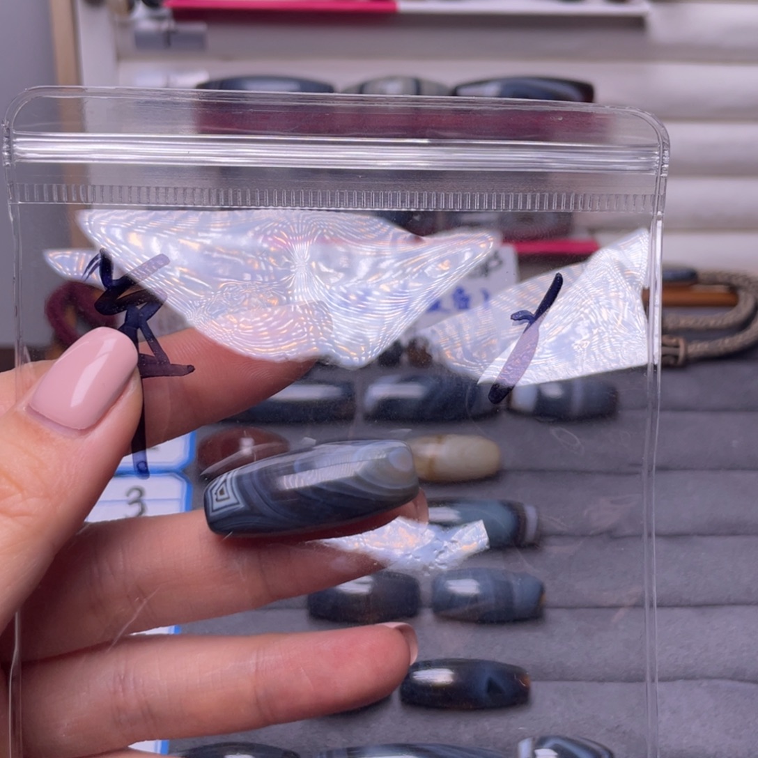 羊***羊玛瑙/玉髓合金颈饰
