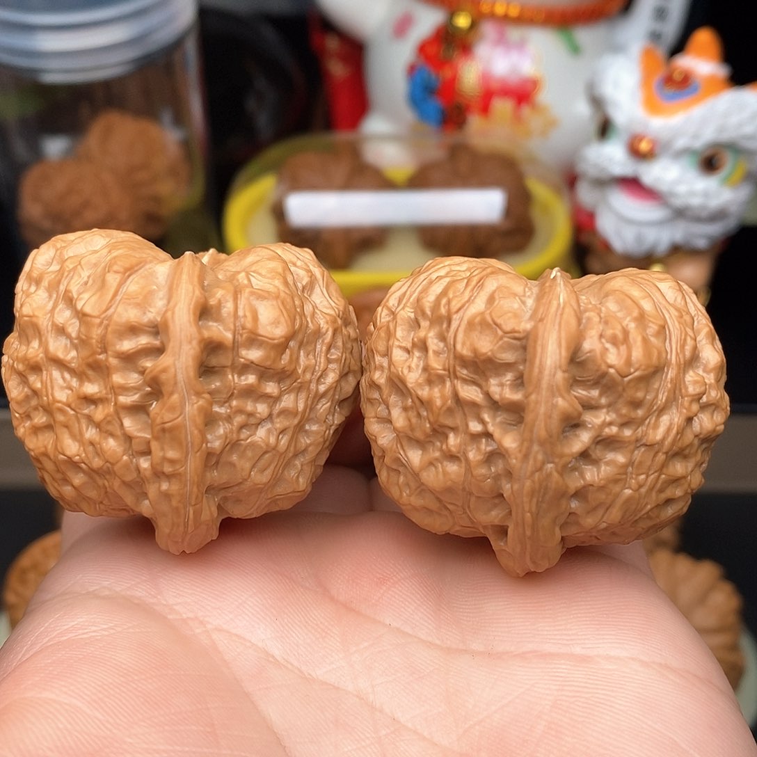 文玩核桃把件边肚43南瓜墩