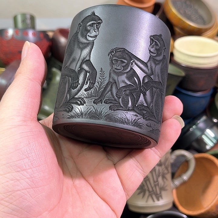 茶杯紫砂全手工紫砂主人杯
