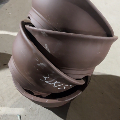 紫砂花盆100-4。100-4