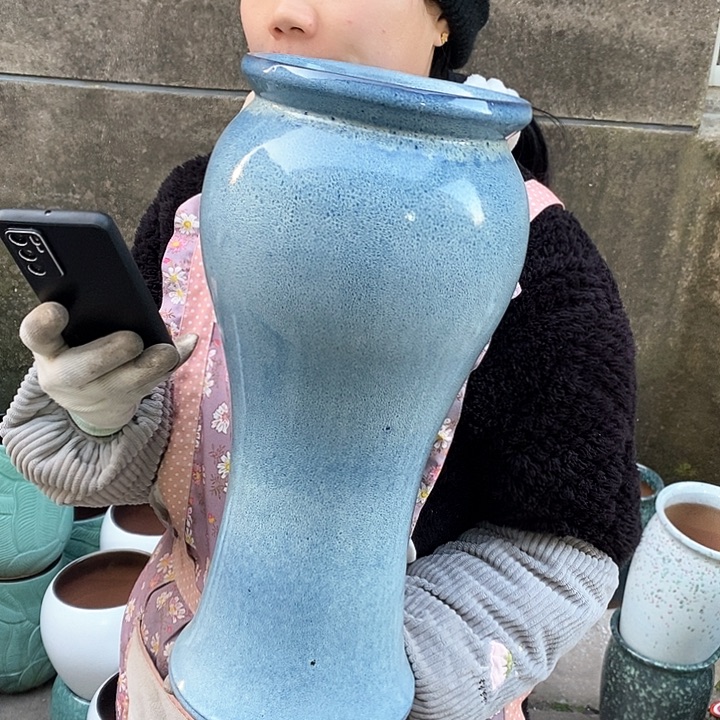 紫砂花盆正品口17高42