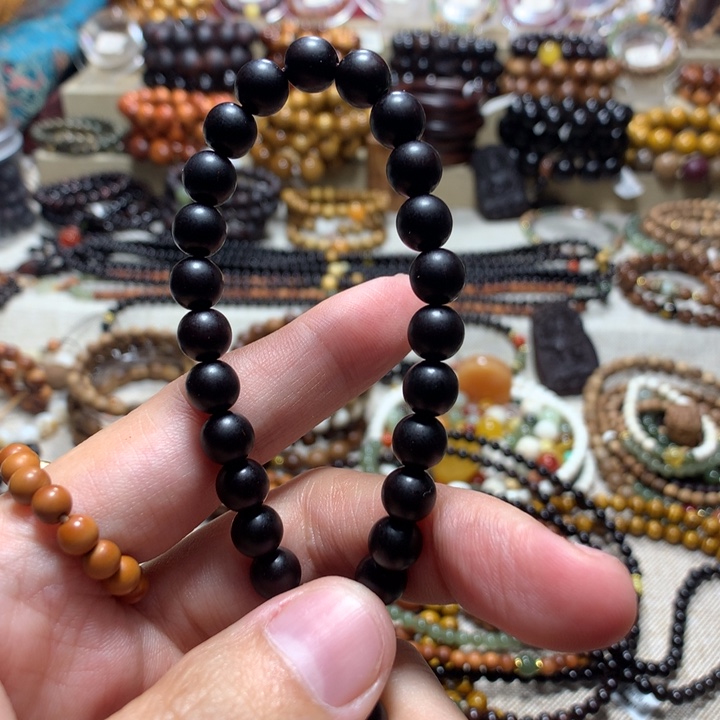 哈***娘手串/手链小叶紫檀6带星27颗