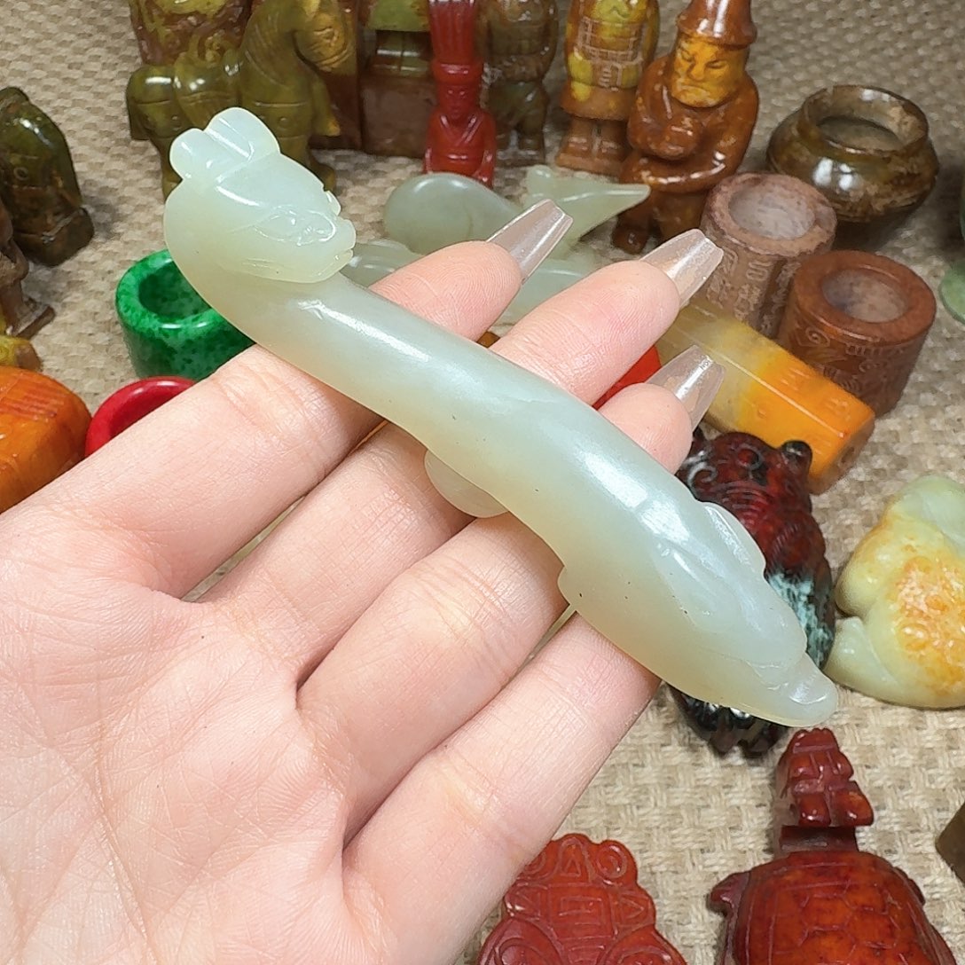 白玉菩提吊坠挂件