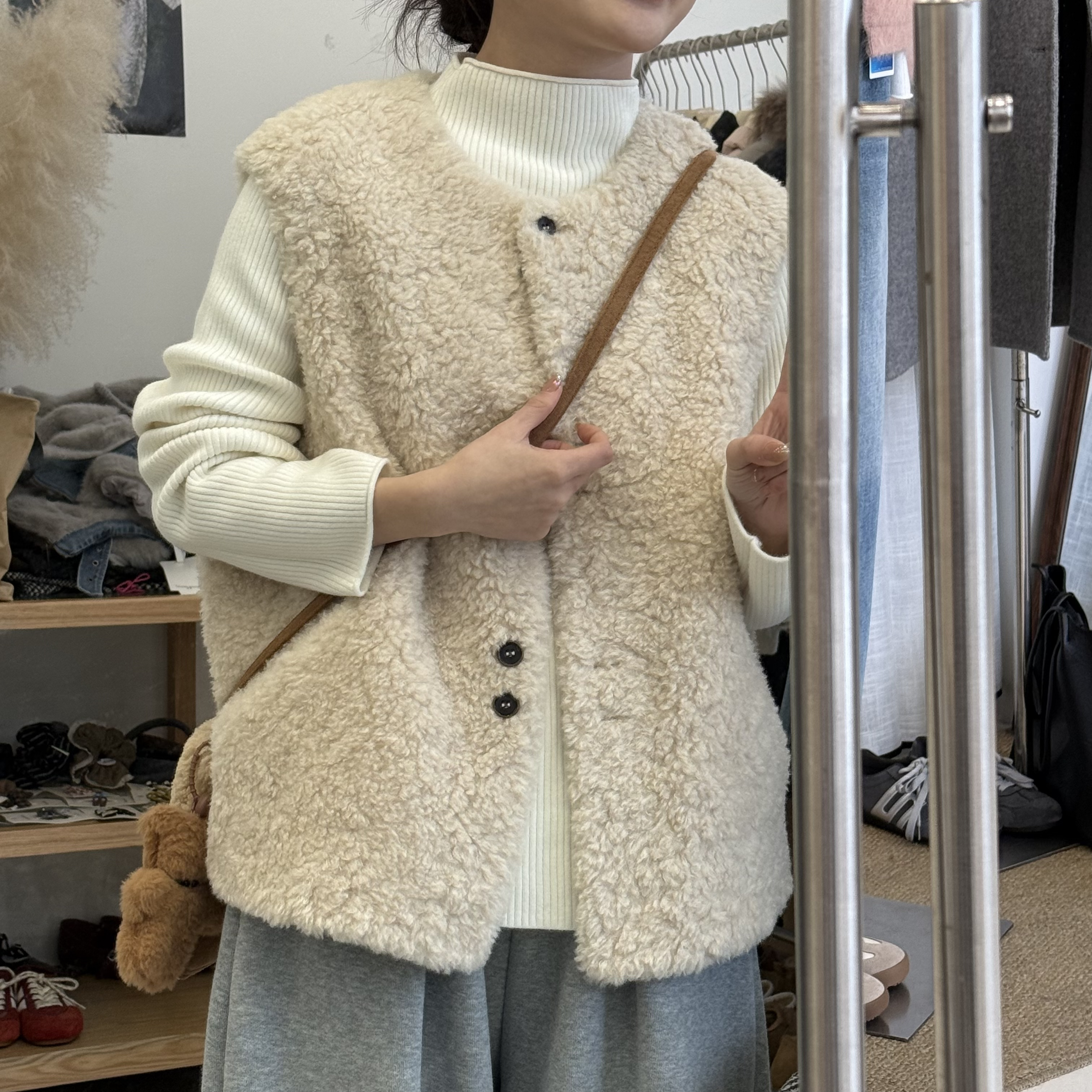 【Maomao】羊羔毛马甲