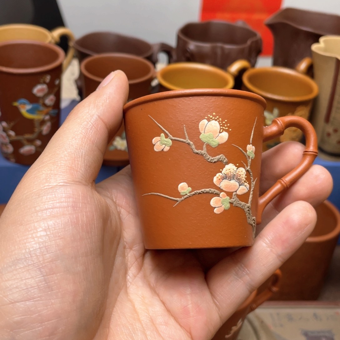 紫砂茶案紫砂主人杯80cc