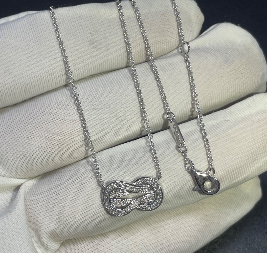 （双12）八字马蹄项链钻石  多样性发一件