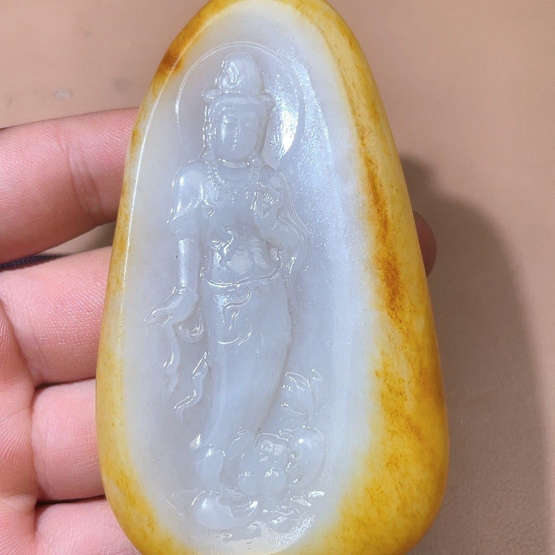 和田玉颈饰未镶嵌A7 