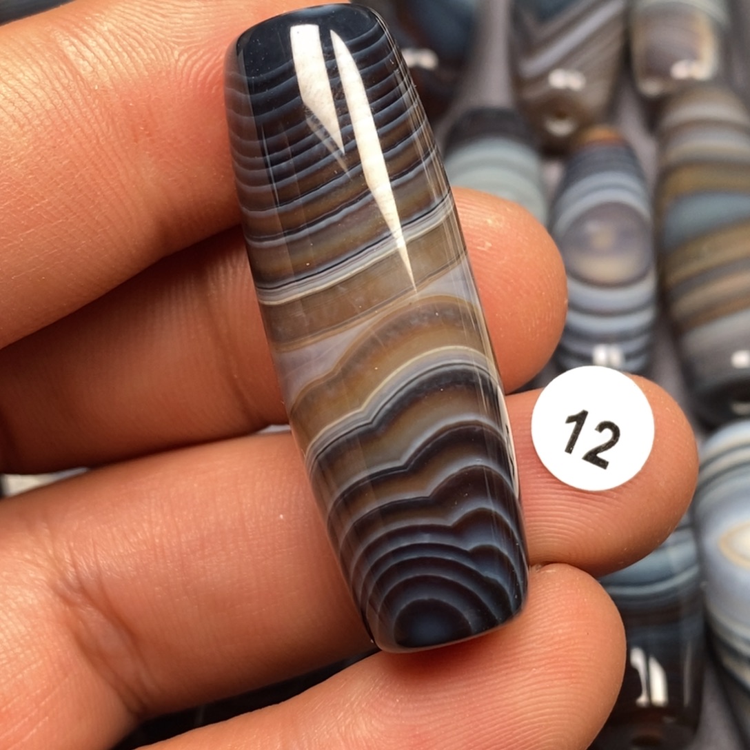 玛瑙/玉髓未镶嵌颈饰挂件