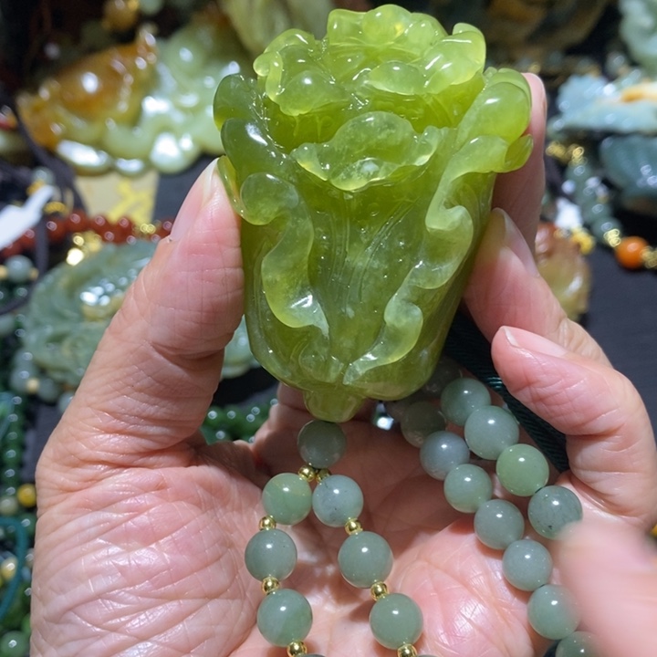 岫玉岫玉吊坠未镶嵌