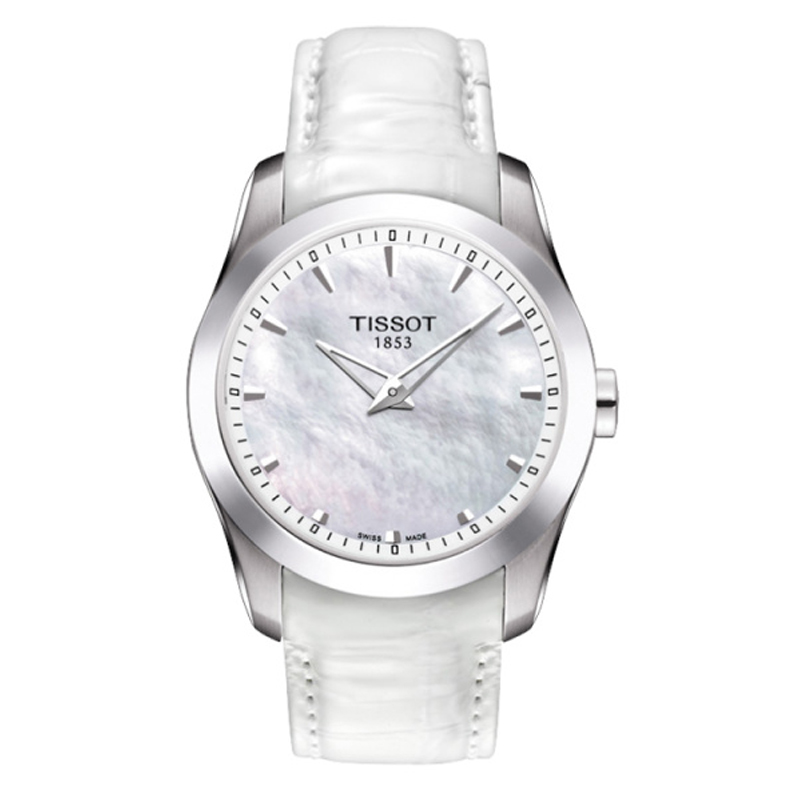 99新 Tissot/天梭 未使用库图时尚女表/K-T035.246.16.111.00