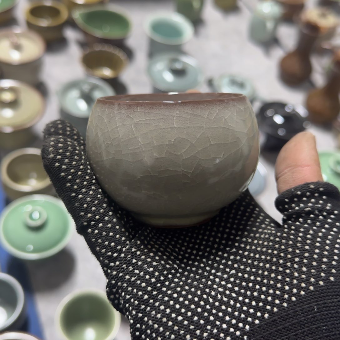小金茶具青瓷茶器
