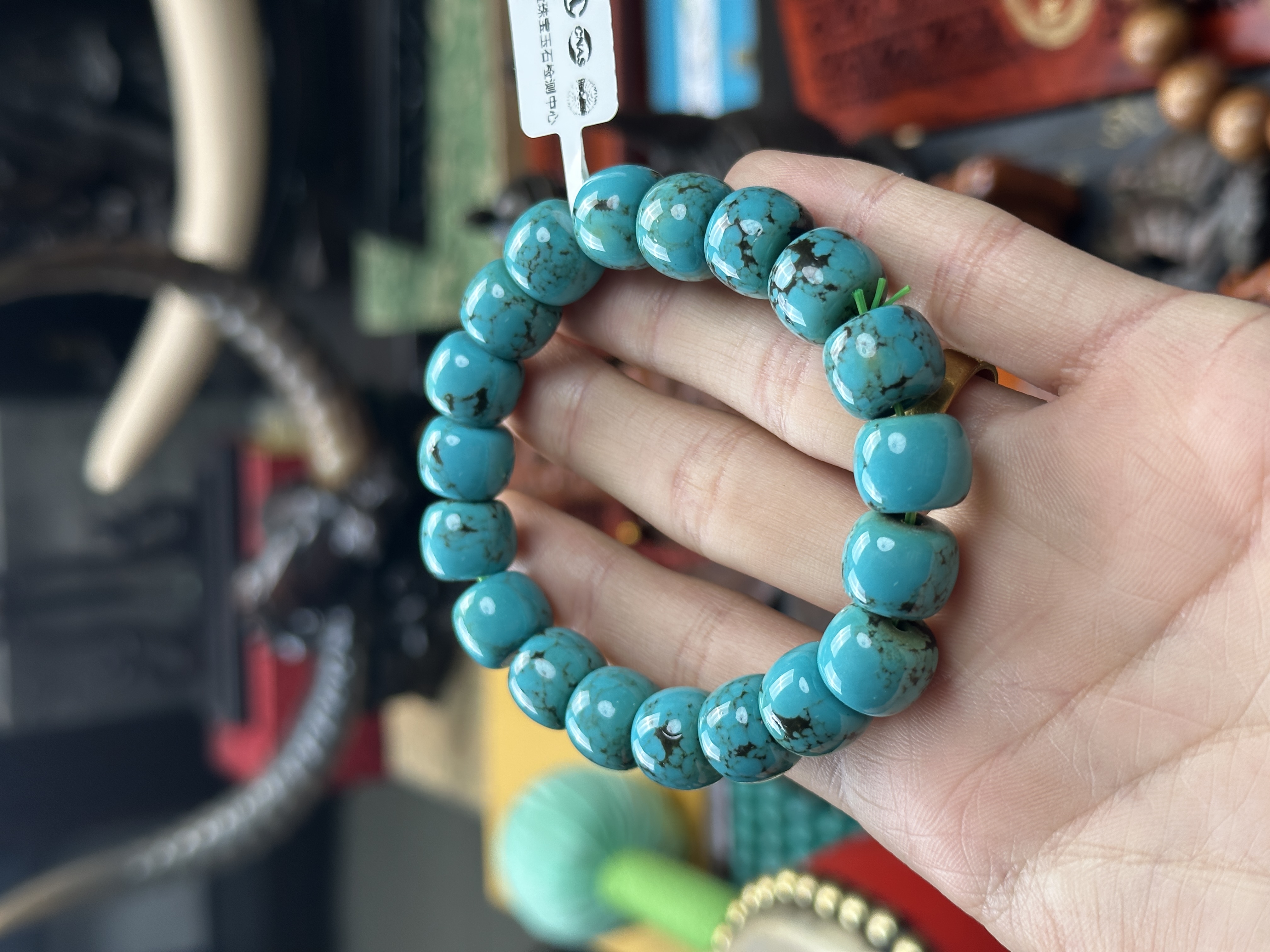 【闪购商品】天然原矿桶珠1.0