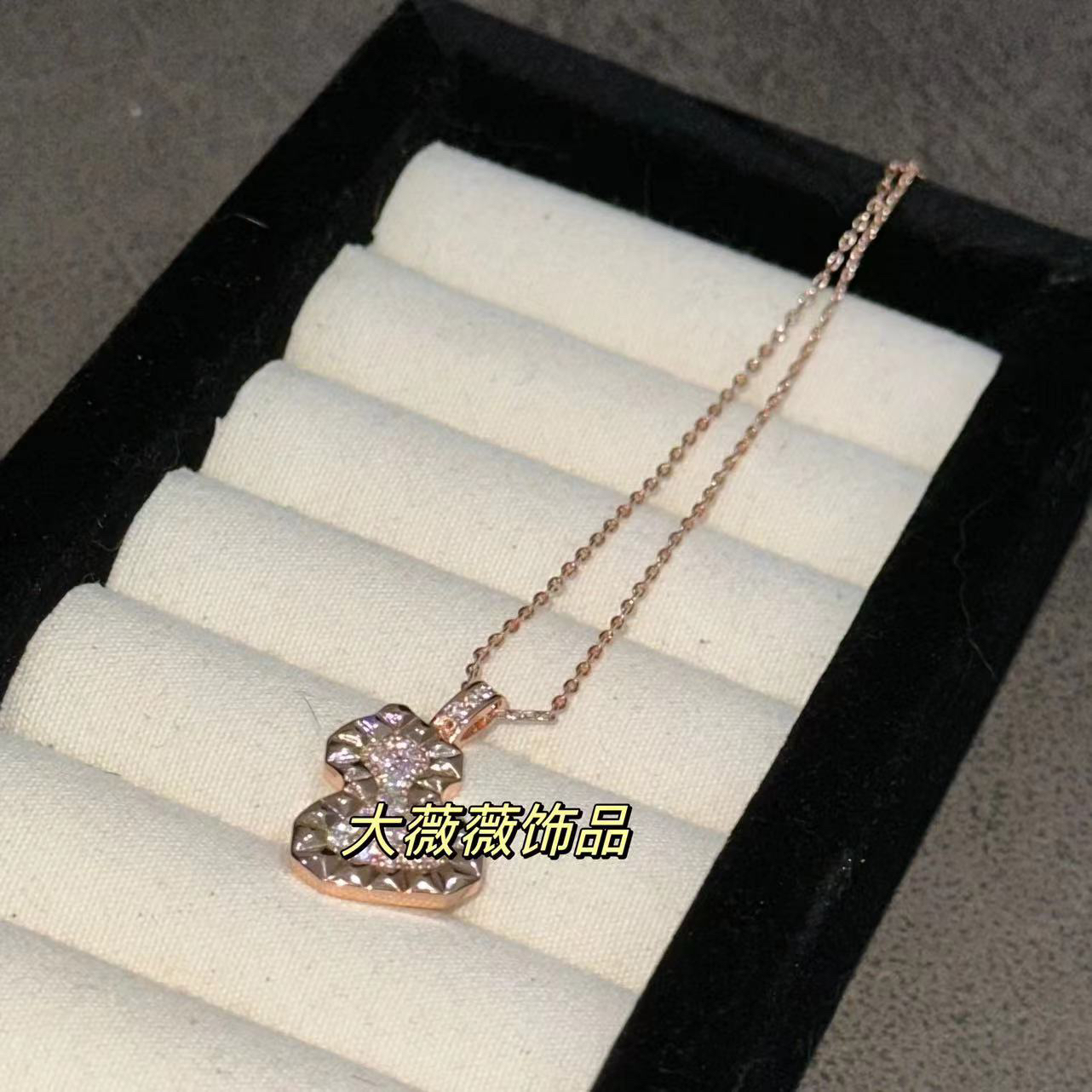 铜合金项链 葫芦微镶时尚项链-67174