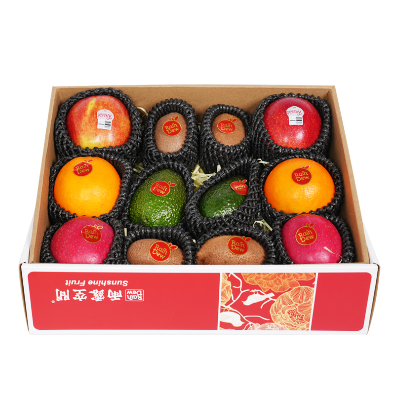 雨露年货节方形1号礼盒