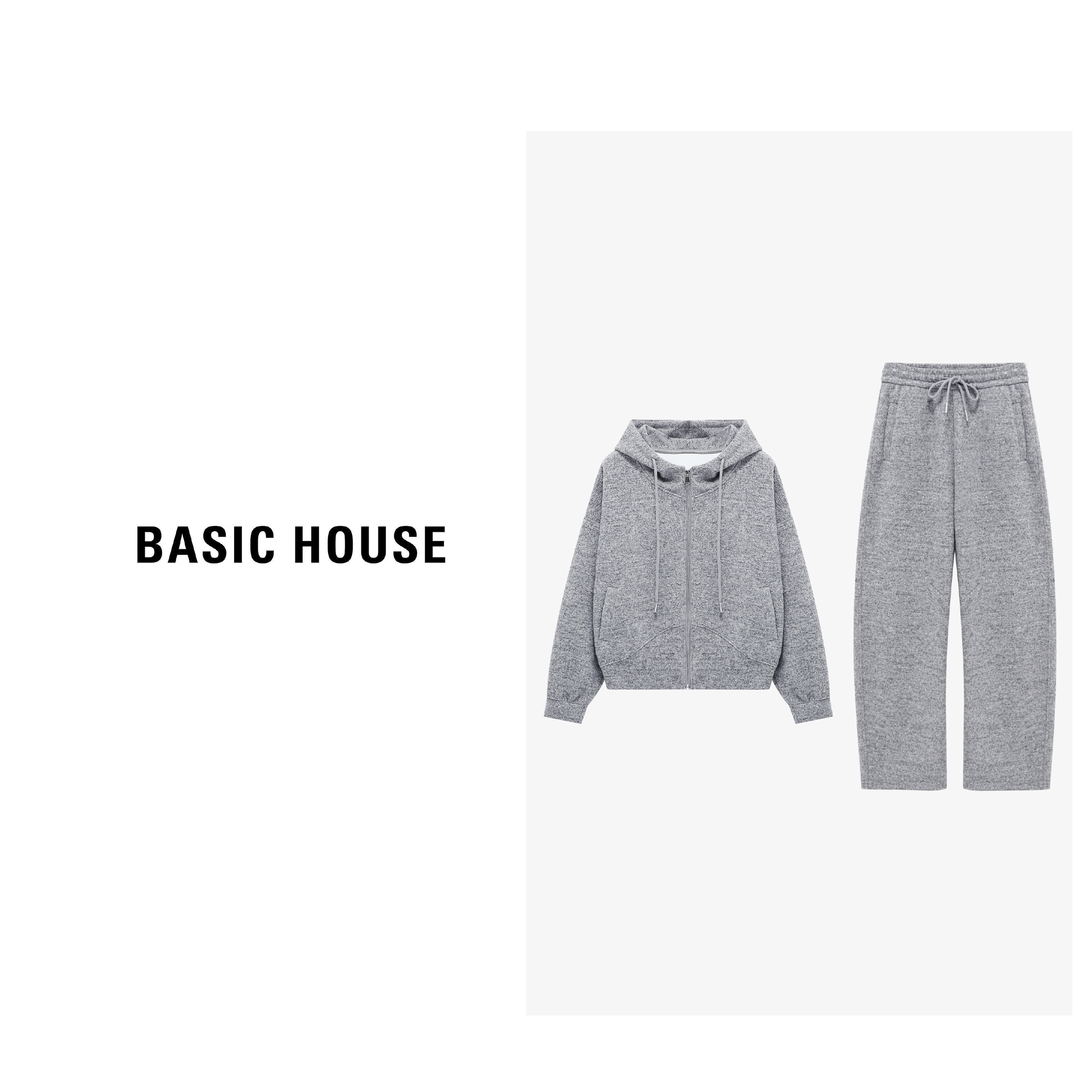 Basic House/百家好春秋时尚休闲套装-B0625H5C022+B0625H5C032