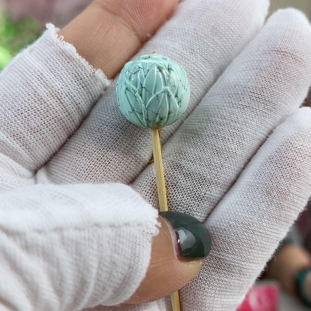 绿松石珠宝奇石未镶嵌