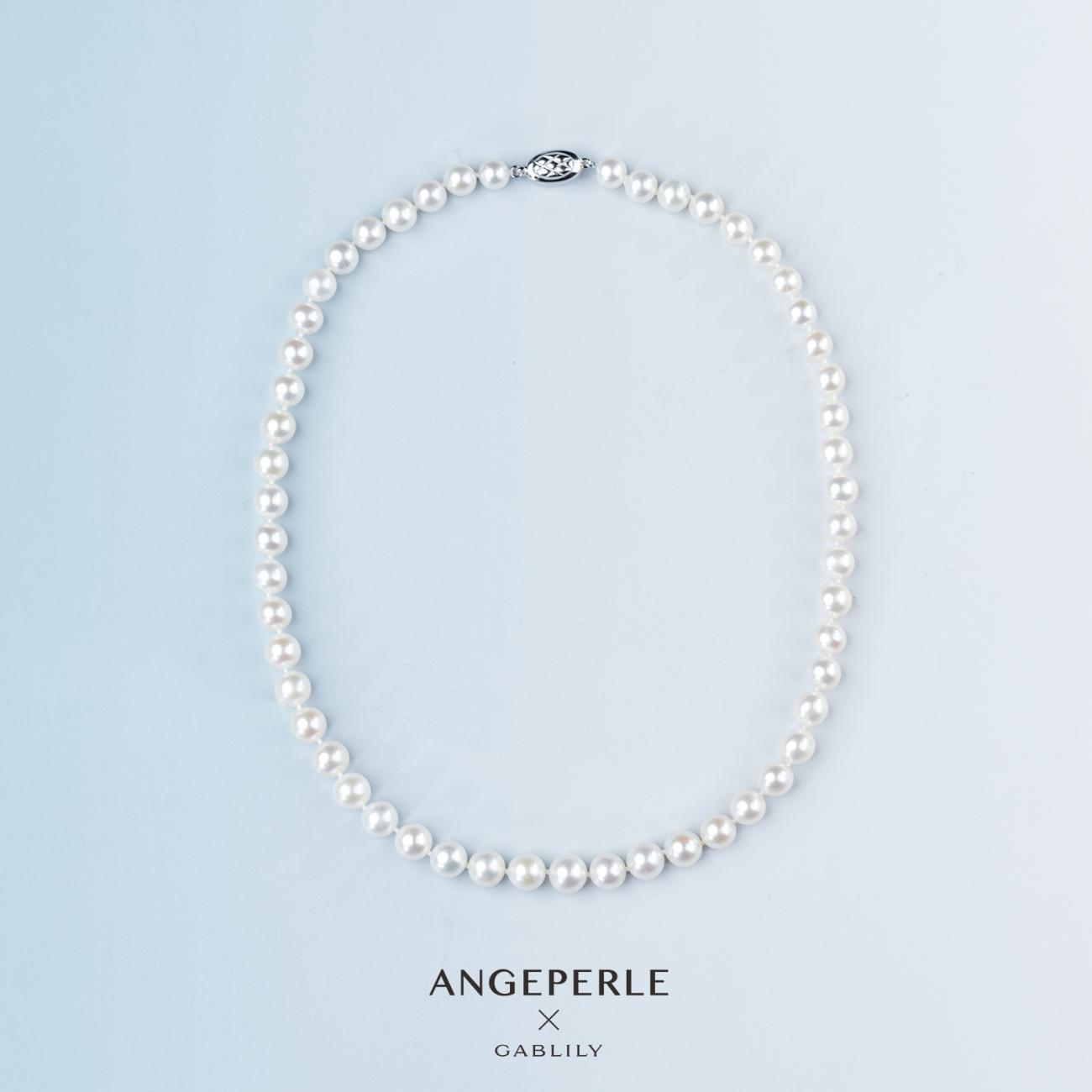 【小粉推荐】天使之泪淡水珍珠S925银项链7.3-8.3mm气质简约百搭