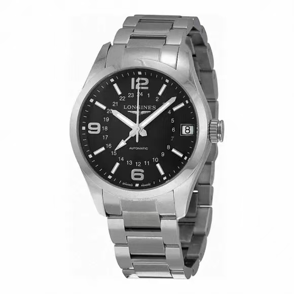 99新 Longines/浪琴 尖货名品/黑盘钢带康铂799/42mm