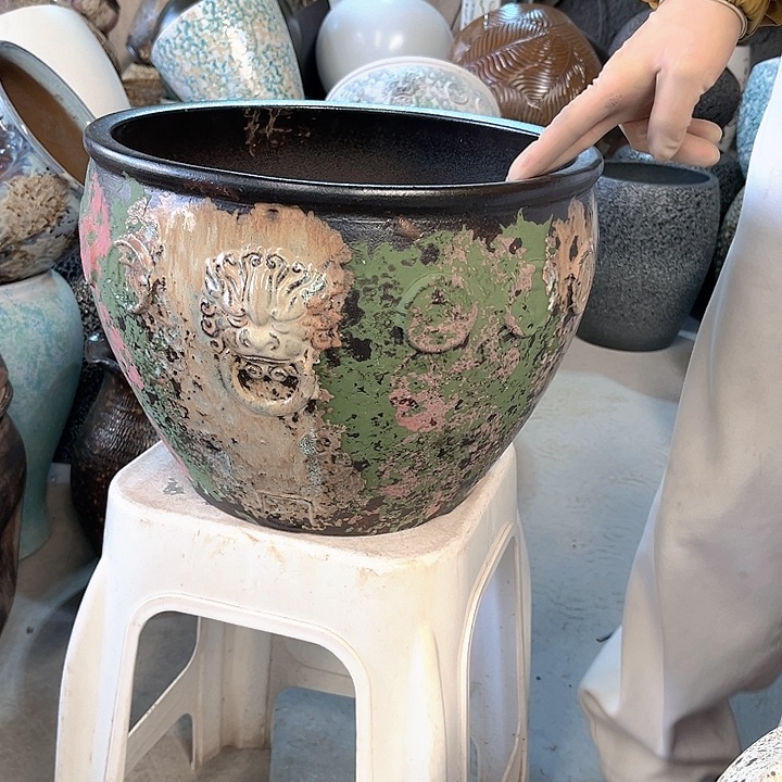 正品口35高26花盆……