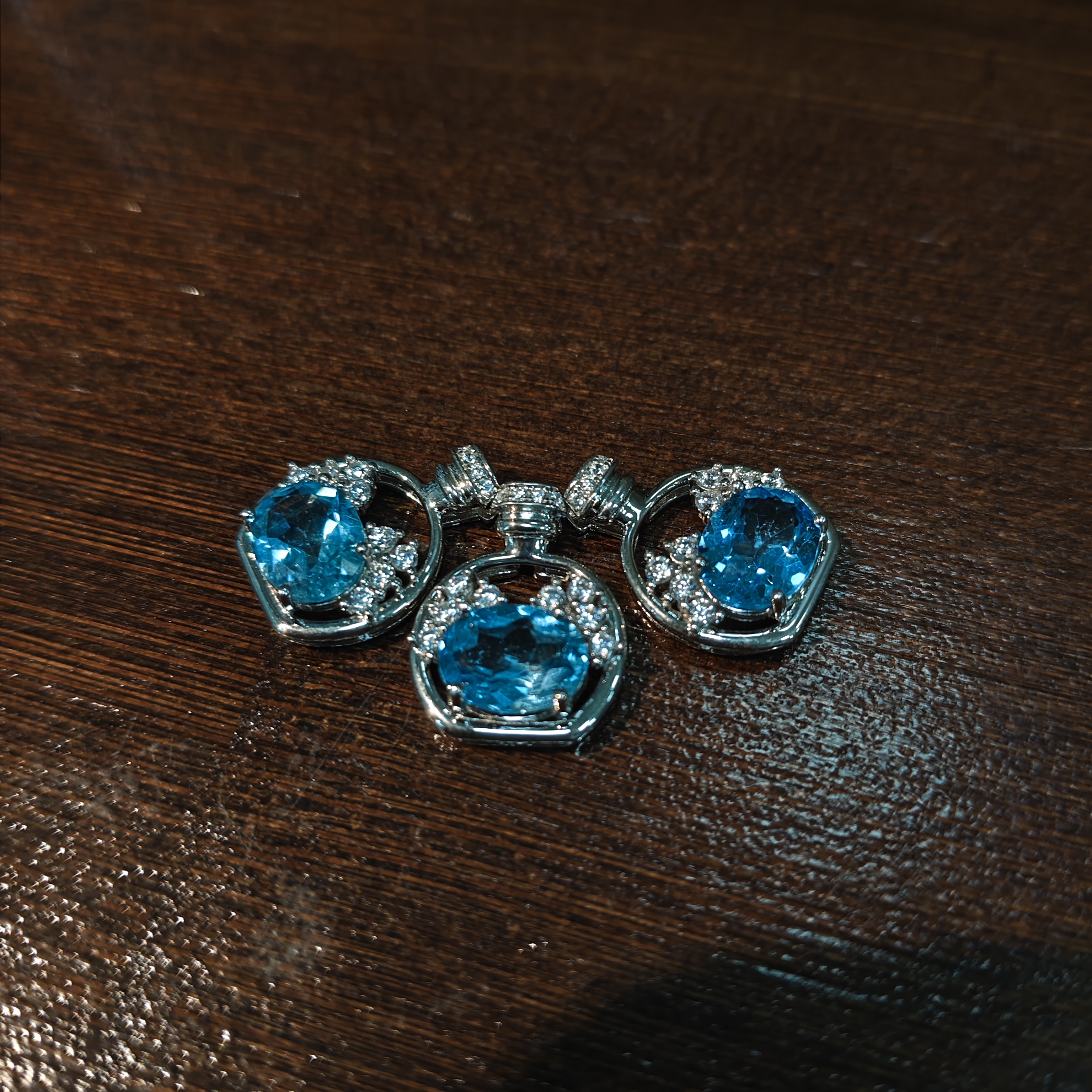 【书记甄选】托帕石吊坠多样式发一件  A110