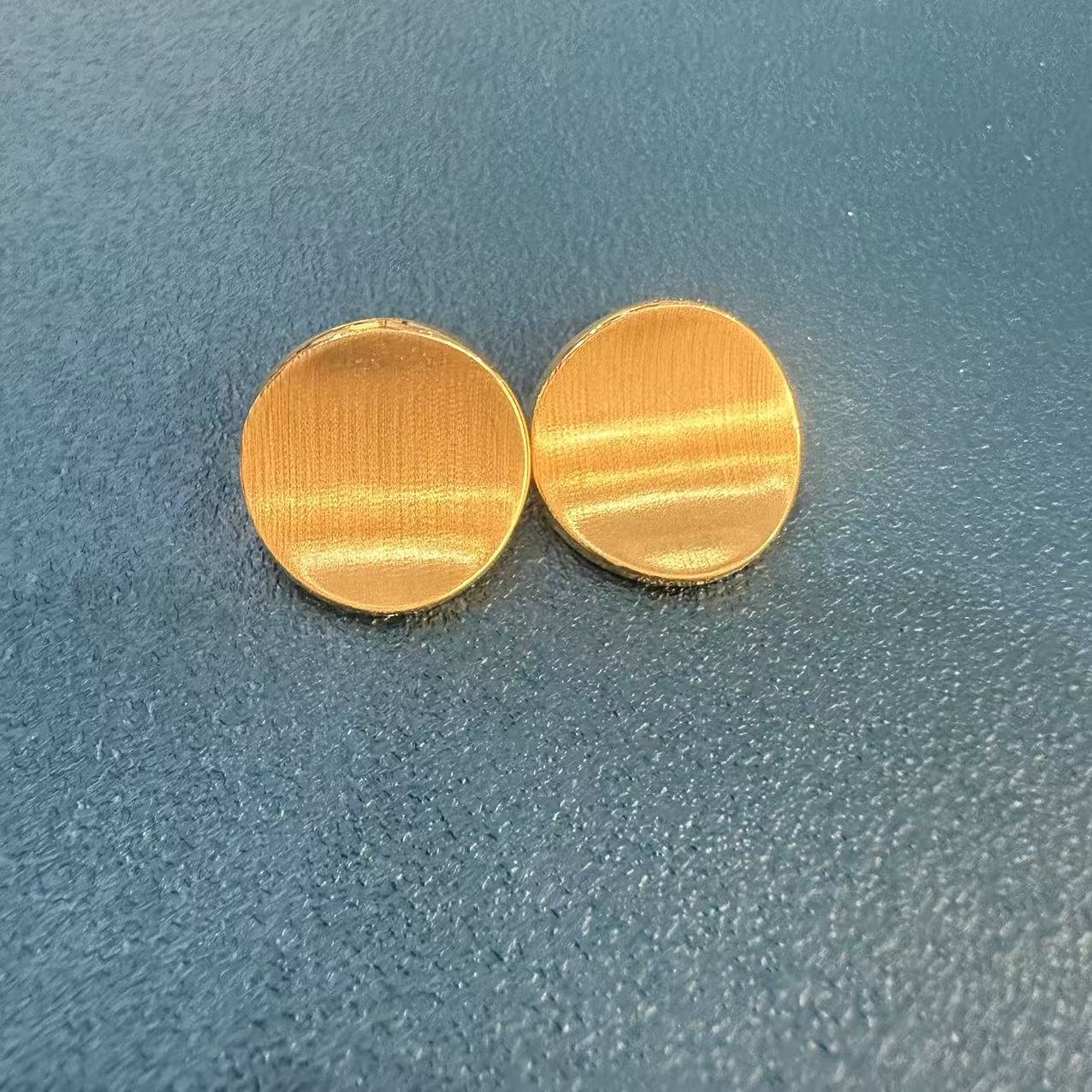 水贝足金耳饰  5.05
