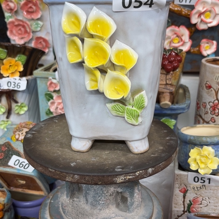 紫砂花盆粗陶材质多肉花盆