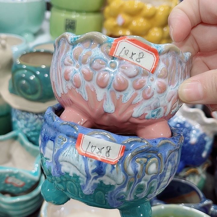 多肉花盆满10元包邮