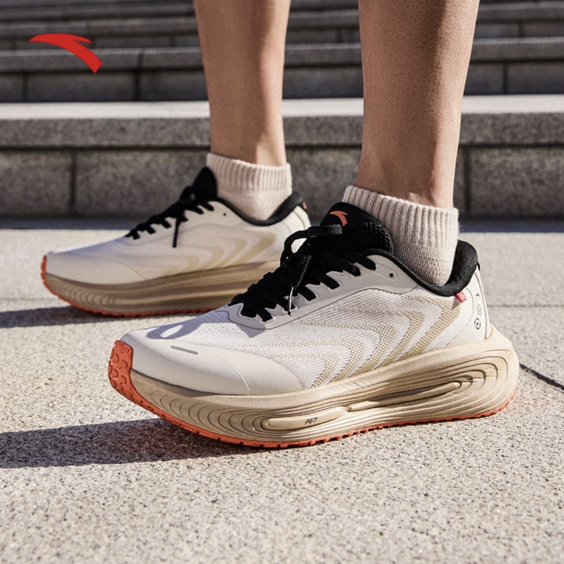 安踏方舟2丨防泼水缓震运动鞋25秋冬新款休闲通勤跑步越野流光风商品图