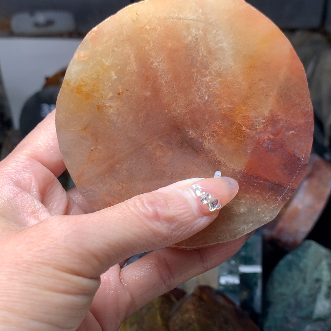 天***…定制玛瑙定制手镯61圈口不退不换