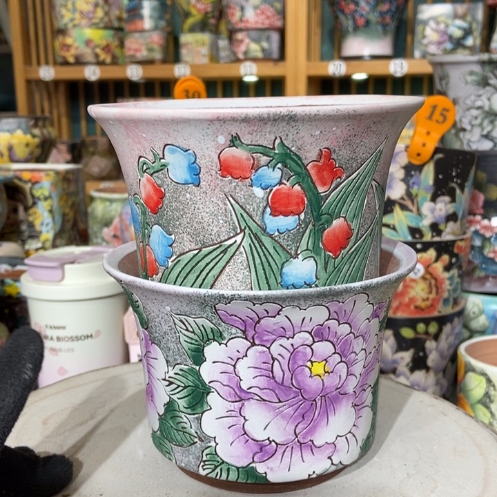 红陶景德镇艺术手绘作品