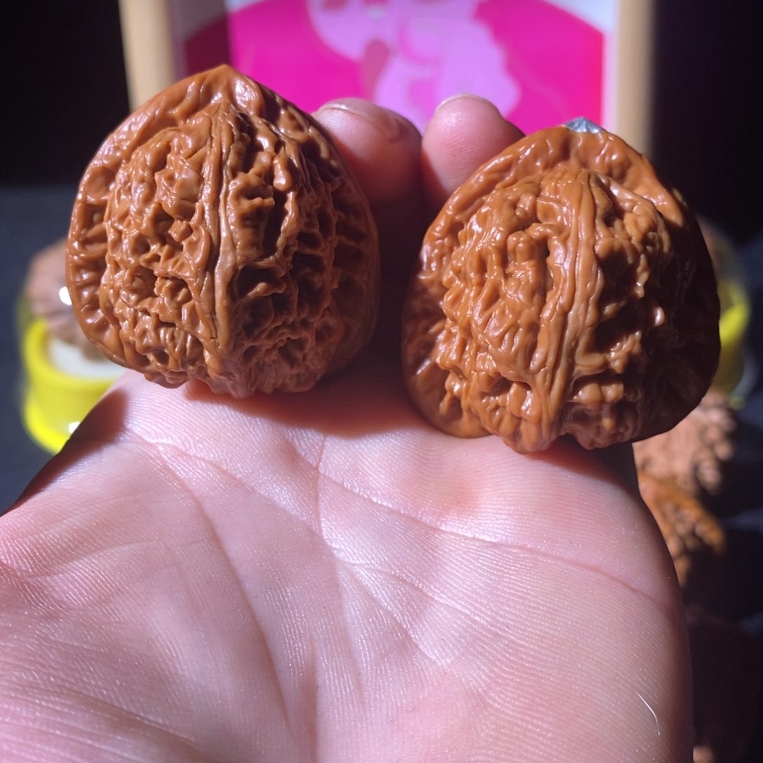 吊坠文玩核桃42三角元宝