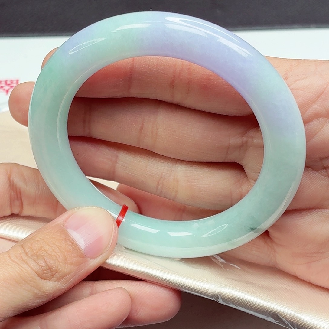 翡翠未镶嵌手镯59圈