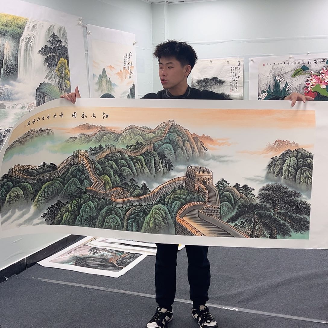 国画宣纸国画纯手绘作品