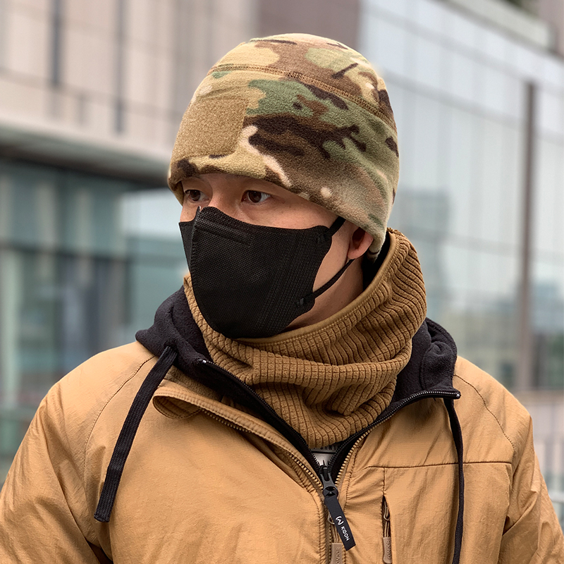 KIDON保暖重磅抓绒帽WAC护耳加厚防风保暖防寒滑雪登山头盔内衬帽