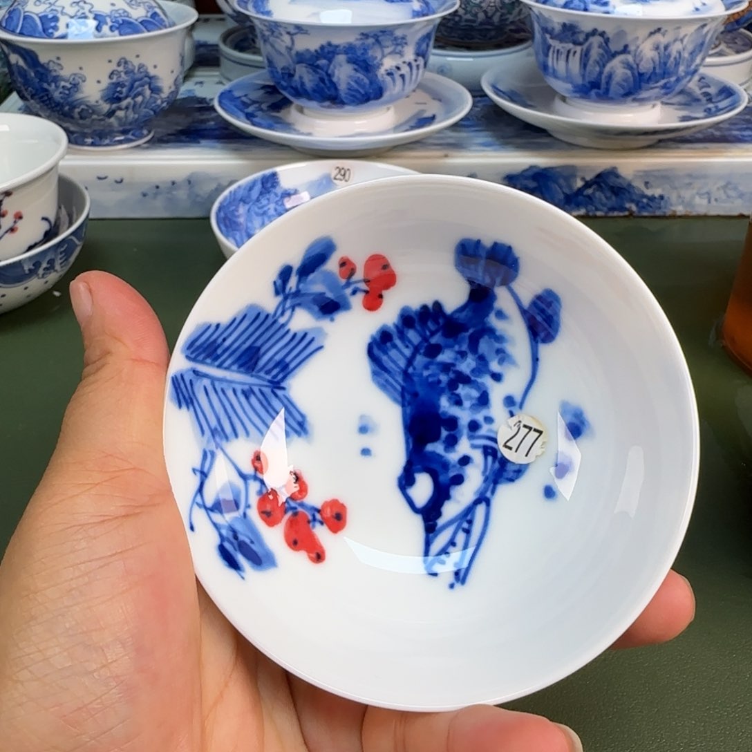 景德镇纯手绘茶具圆圆277