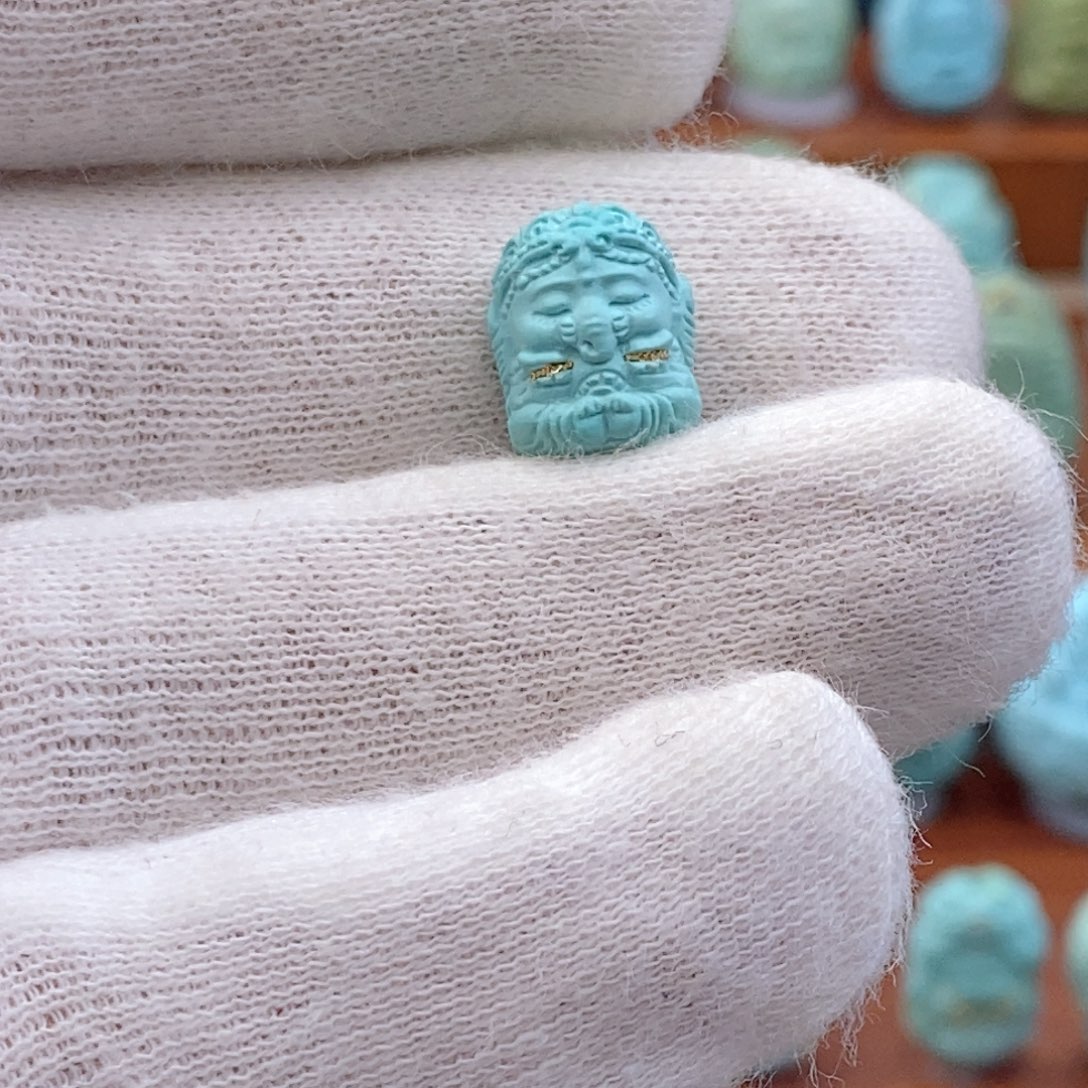 未镶嵌绿松石珠宝奇石