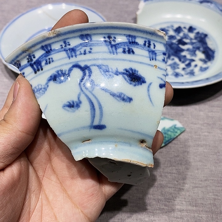 金铜精品瓷片标本