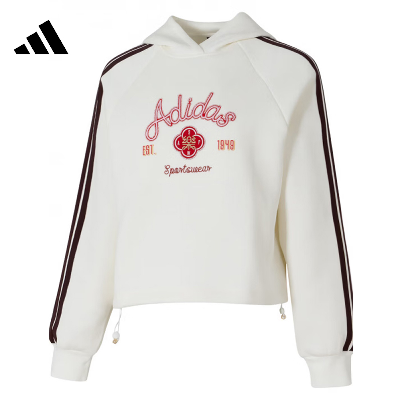 adidas阿迪达斯【环】女子运动休闲卫衣套头衫KH2695