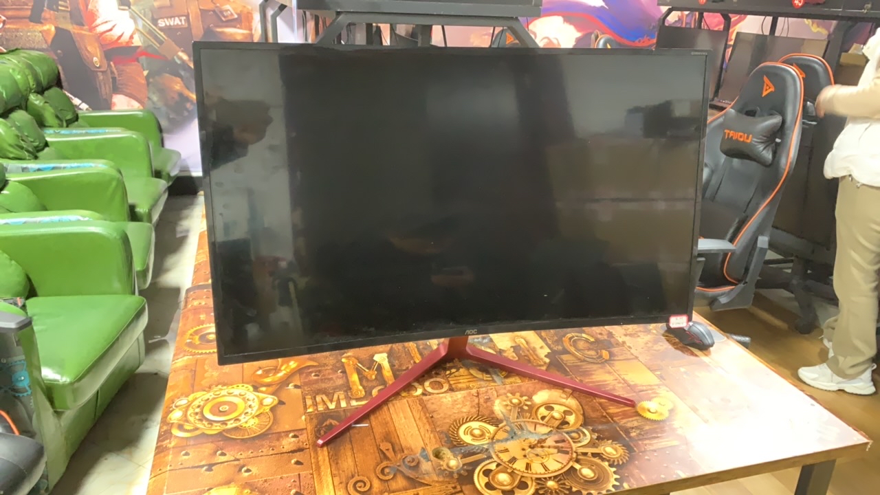 9新 AOC 40寸AOC高刷144hz显示器网吧二手