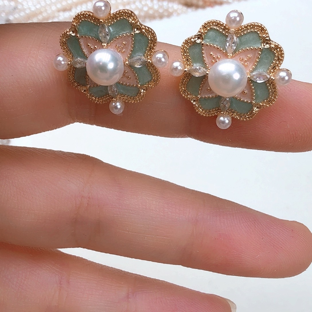 未镶嵌耳饰淡水珍珠