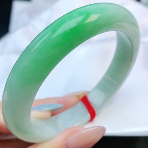 未镶嵌手镯翡翠57圈口882923