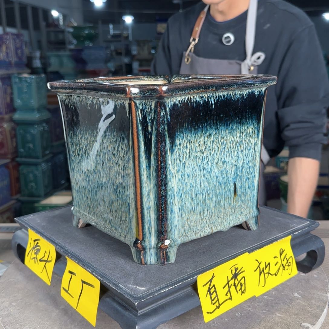 一风堂石湾花盆。微瑕