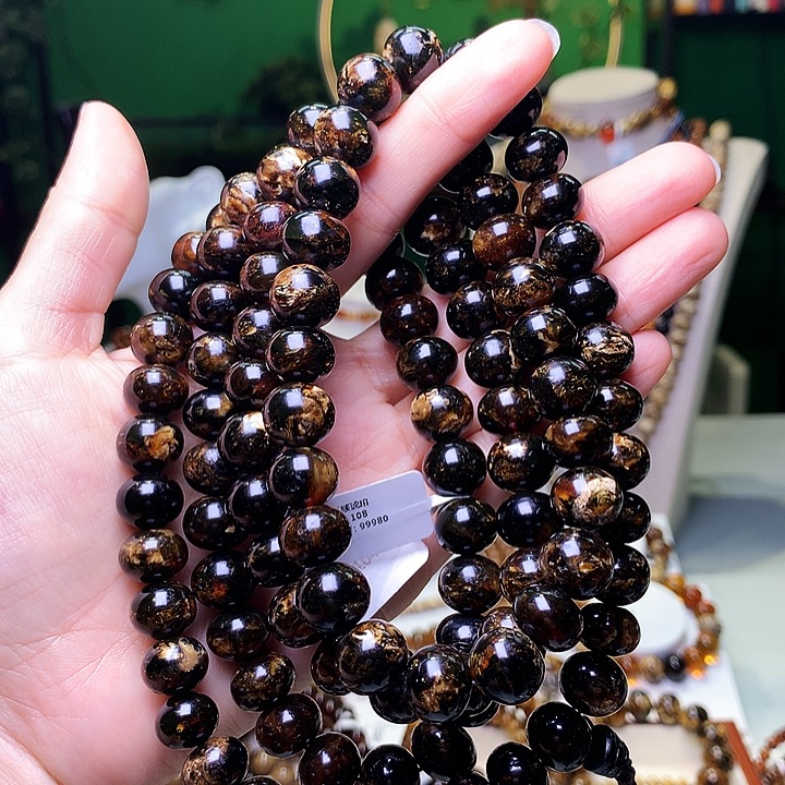 琥珀未镶嵌裸石抚顺琥珀12-黑花Y627