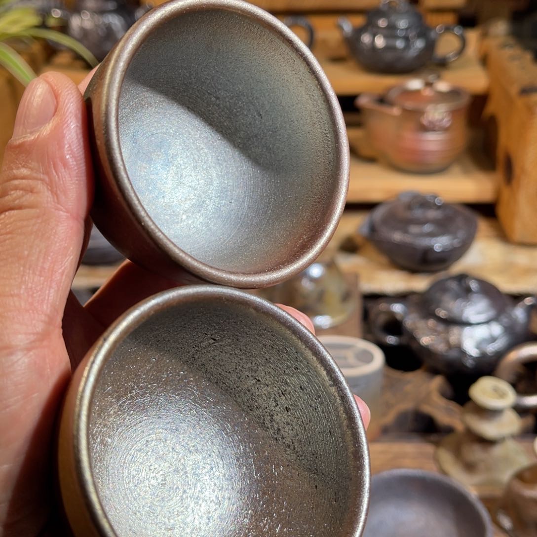 杯随**愿云南陶泥高温柴烧茶具