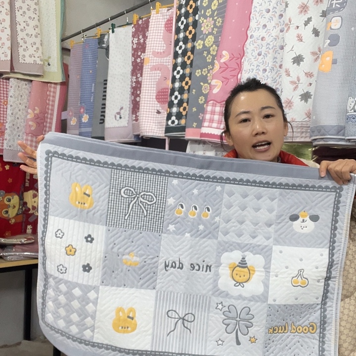 棉特价灰色百福图