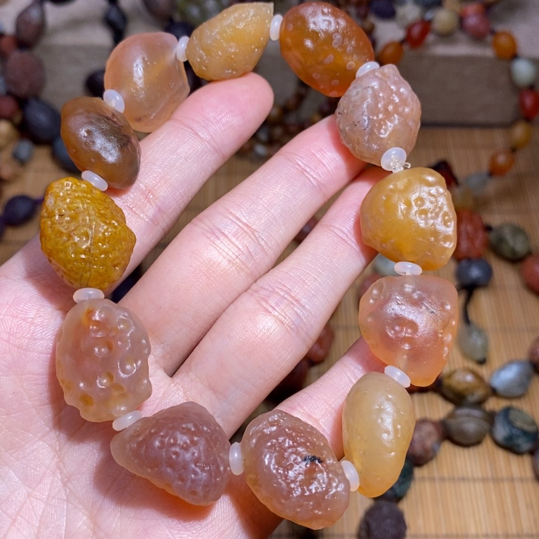 玛瑙/玉髓手链未镶嵌