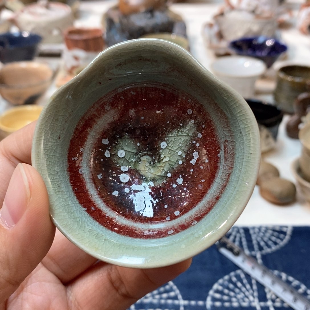 柴烧侘寂粗陶茶具