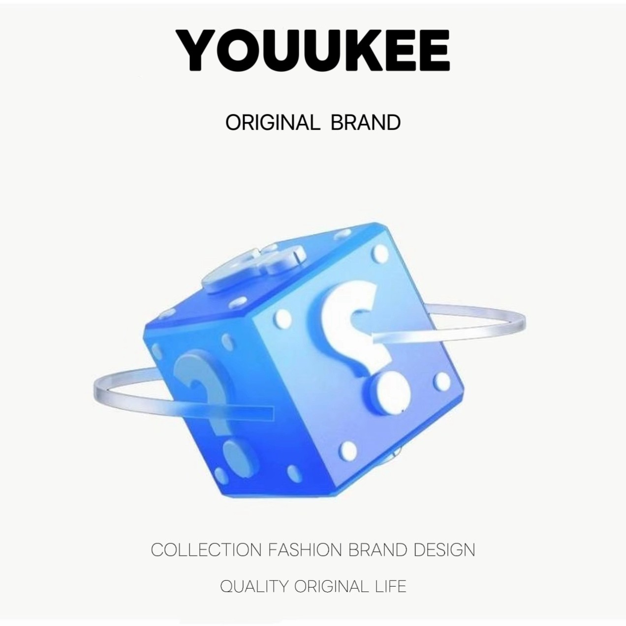 YOUUKEE/原创高定设计【黑色全对2025新款时尚百搭包包M046小号】